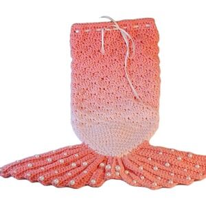 Hand Crochet Baby Mermaid Outfit, Mermaid Tail, Baby Mermaid Costume Newborn